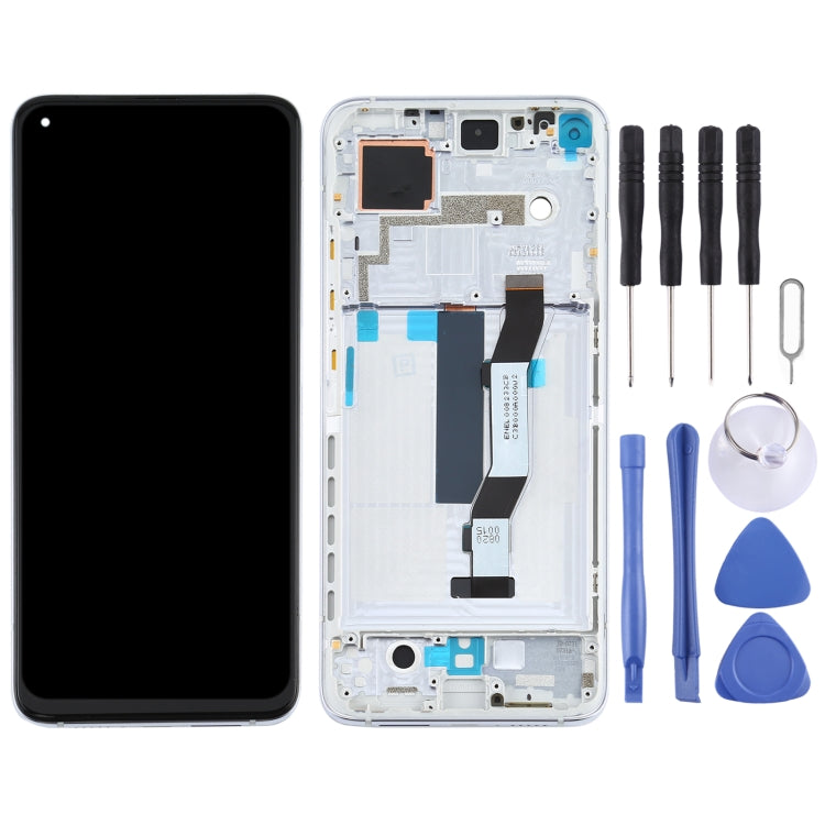 Full Assembly LCD Screen and Digitizer with Frame for Xiaomi Mi 10T Pro 5G / Mi 10T 5G / Redmi K30S Silver