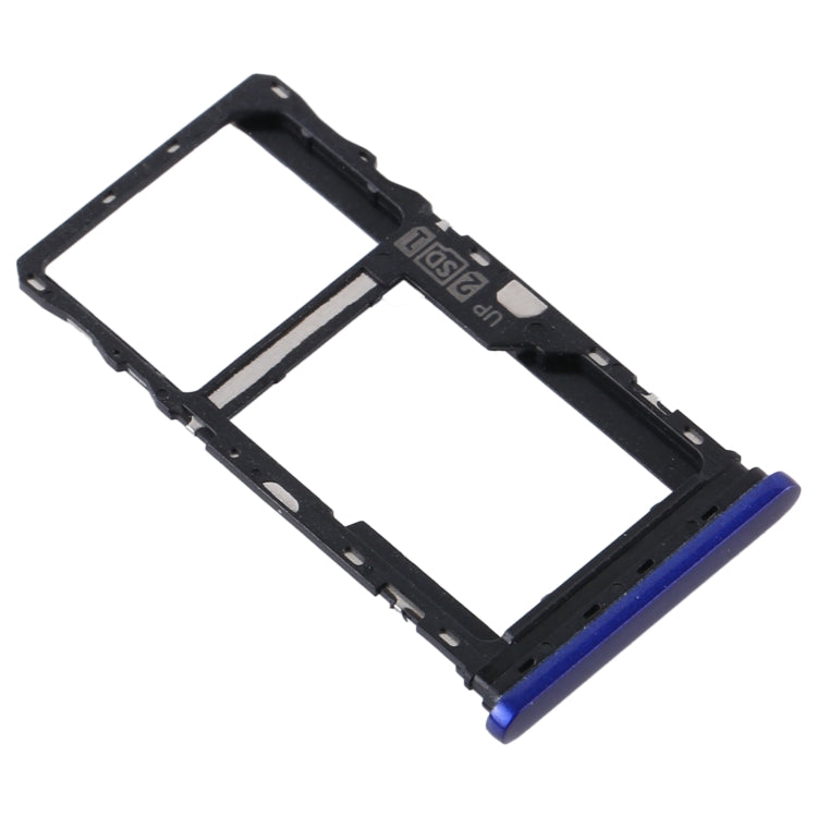 SIM Card Tray and Micro SD Card Holder for Motorola Moto G9 Play/G9 (India) - Blue