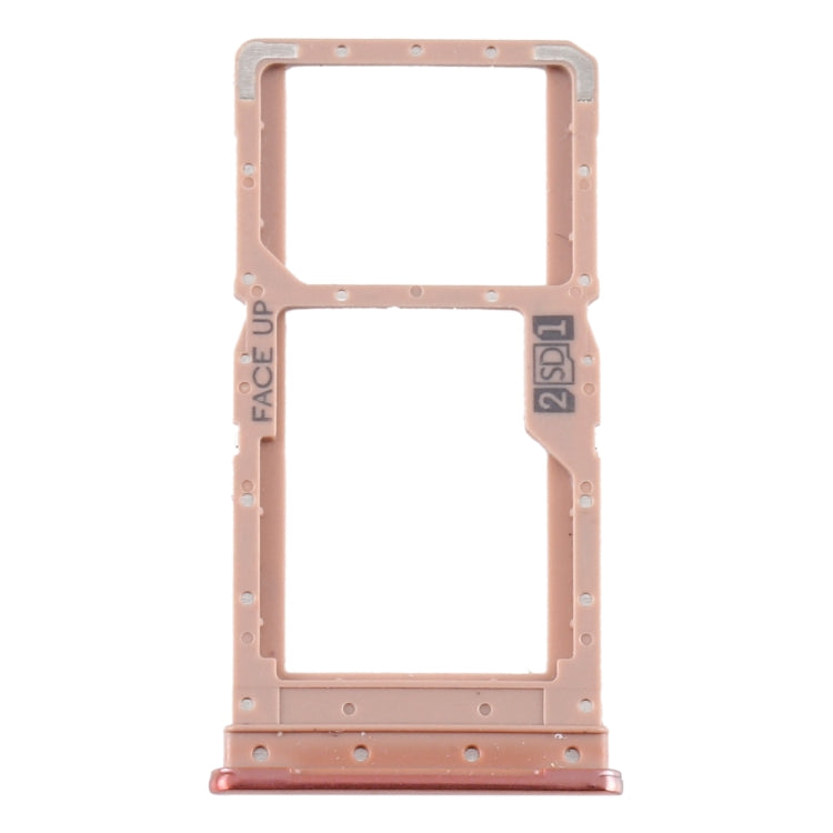 SIM Card Tray and Micro SD Card Tray Replacement for Motorola Moto G9 Plus XT2087-1 (Gold)