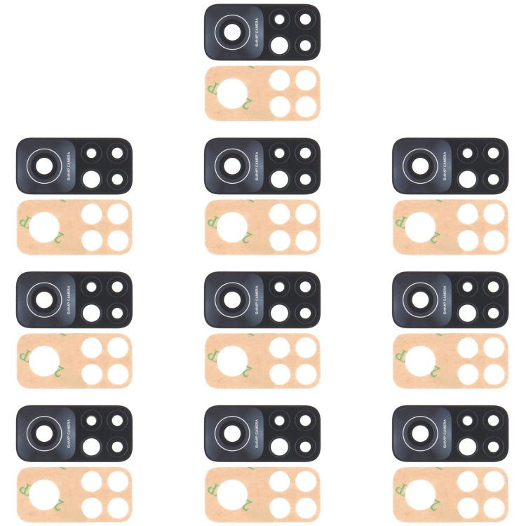 Enhanced Camera Experience with 10 PCS Back Camera Lenses for Xiaomi Mi 10T 5G / Redmi K30S / M2007J3SC, M2007J3SY