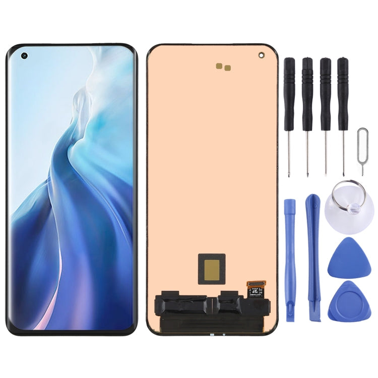 LCD Screen and Digitizer Full Assembly for Xiaomi Mi 11 M2011K2C, M2011K2G