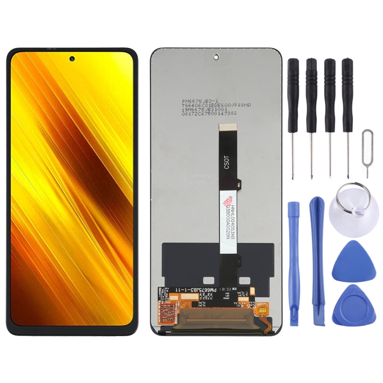 Xiaomi Poco X3/Redmi Note 9 Pro 5G/Mi 10T Lite 5G LCD Screen and Digitizer Full Assembly