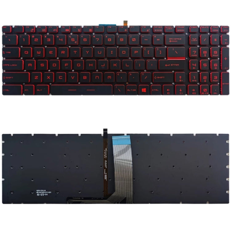 MSI Laptop Keyboard with Red Backlight (US Version)