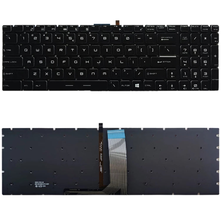 US Version Backlit Keyboard Upgrade for MSI Laptops (White)