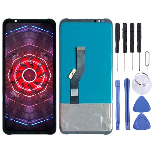 AMOLED LCD Screen and Digitizer Full Assembly for ZTE Nubia Red Magic 3 / 3S NX629J (Black)