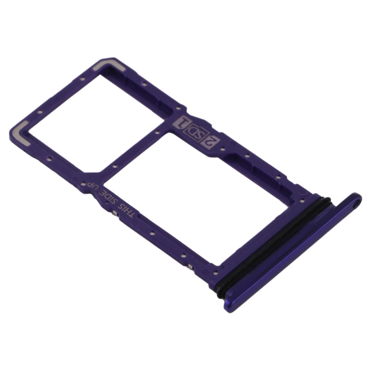 Purple SIM Card Tray + Micro SD Card Tray for Motorola Moto G9 Power XT2091-3