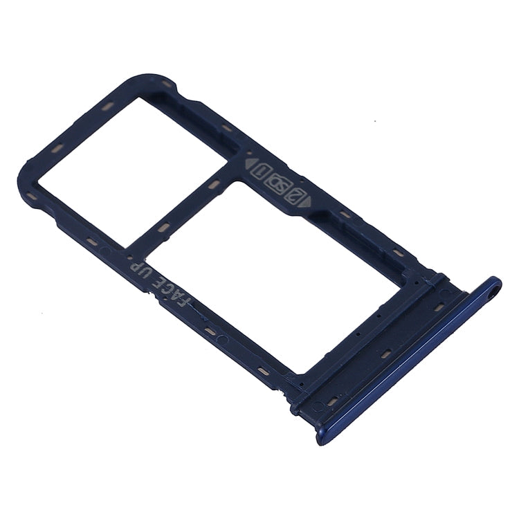 SIM Card Tray and Micro SD Card Tray Replacement for Motorola Moto G8 Power (Blue)