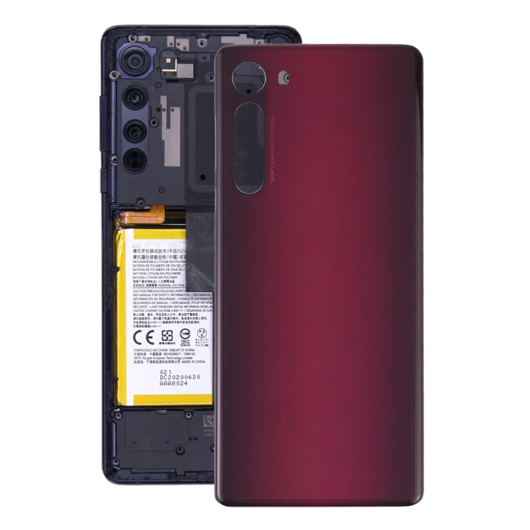 Red Battery Back Cover for Motorola Edge XT2063-3