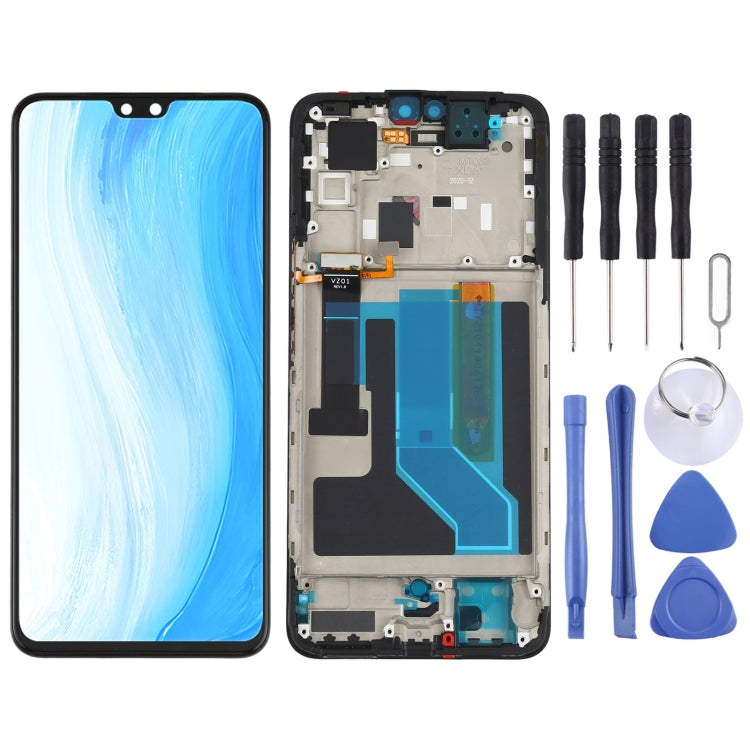 Vivo S7 V2020A AMOLED LCD Screen and Digitizer Full Assembly with Frame