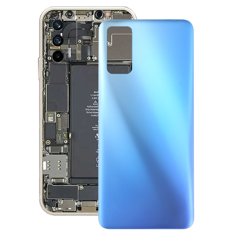 Blue Battery Back Cover for OPPO Realme V15 / Realme X7 (India) RMX3029