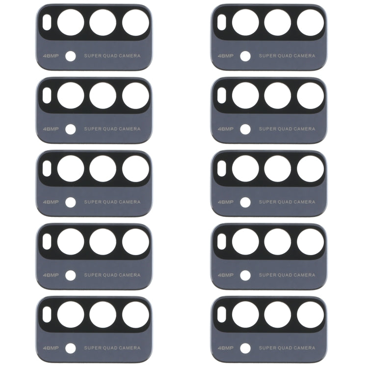 10-Piece Black Back Camera Lens Set for Xiaomi Redmi Note 9 4G M2010J19SC