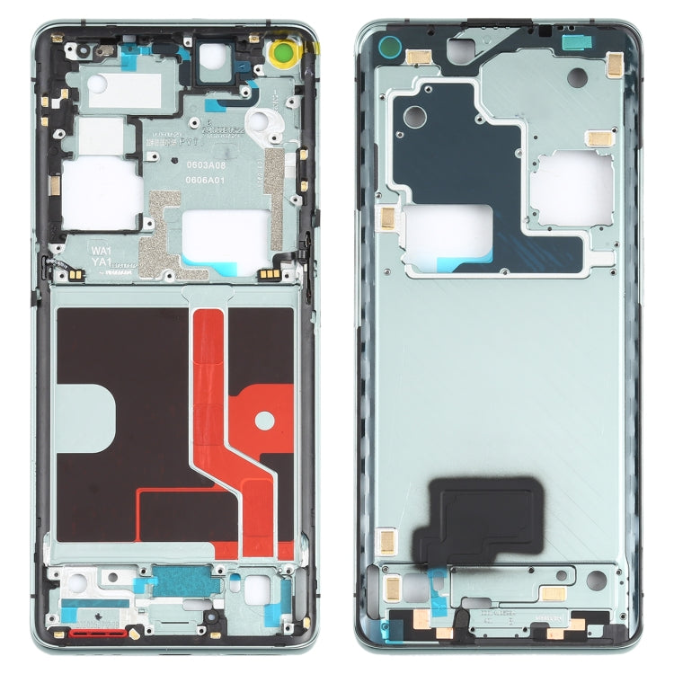 Green Front Housing LCD Frame Bezel Plate for OPPO Find X2 Pro CPH2025 PDEM30