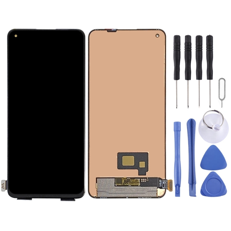 Super AMOLED LCD Screen and Digitizer Full Assembly for OPPO Realme X7 Pro RMX2121 RMX2111 (Black)