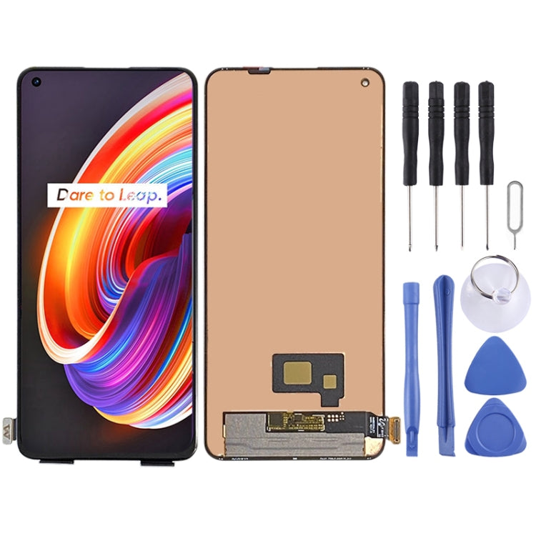 Super AMOLED LCD Screen and Digitizer Full Assembly for OPPO Realme X7 Pro RMX2121 RMX2111 (Black)