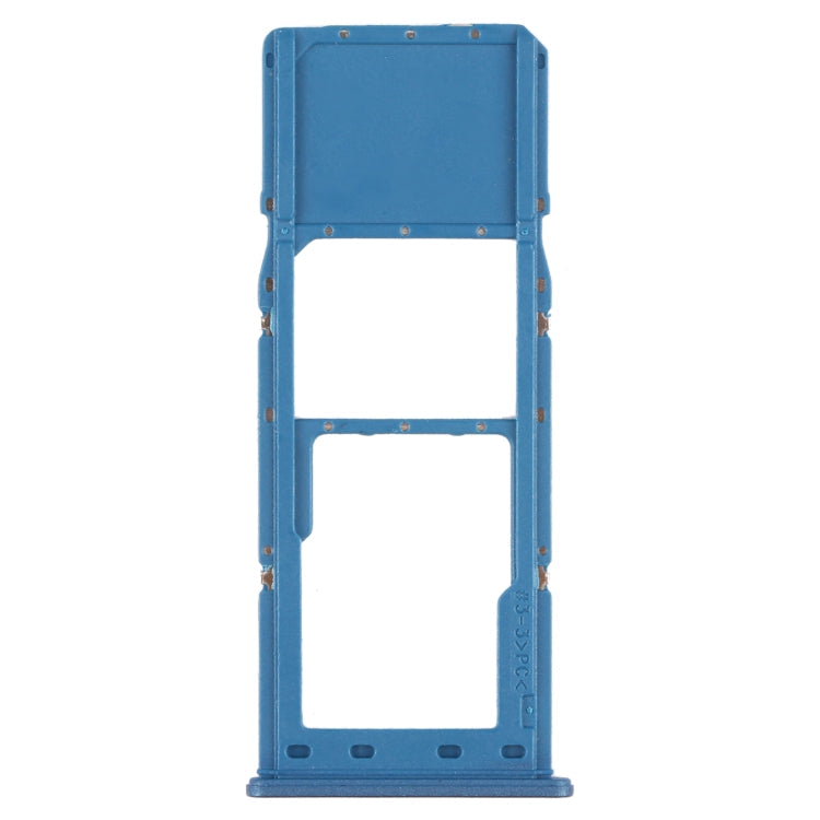 SIM Card Tray + Micro SD Card Tray for Samsung Galaxy A12 SM-A125(Blue)