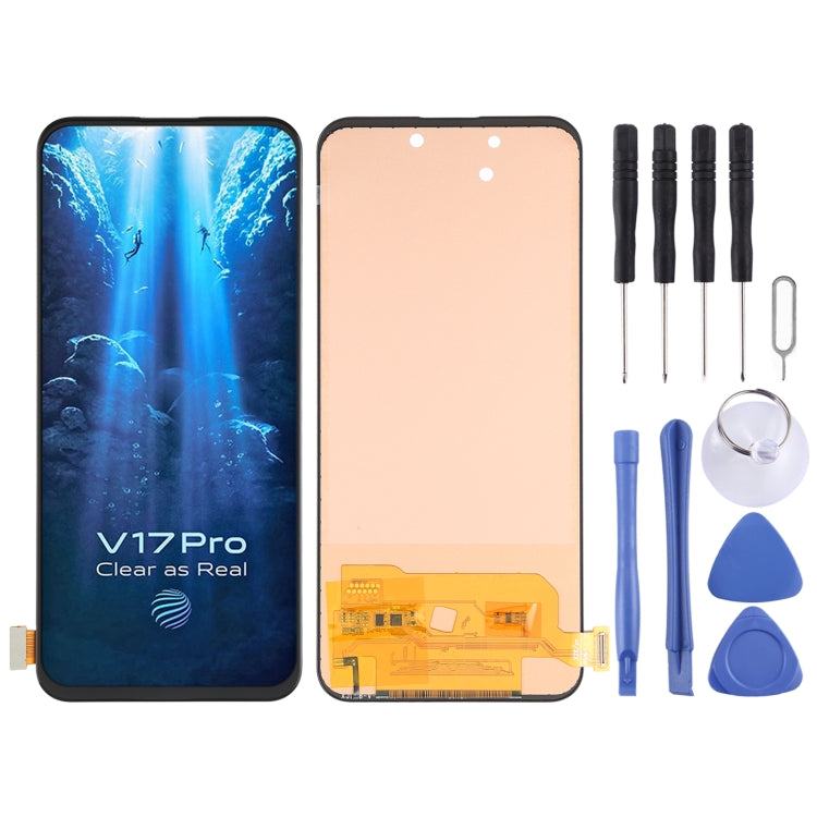 TFT Material LCD Screen and Digitizer Full Assembly for Vivo V17 Pro - Excludes Fingerprint Identification Support