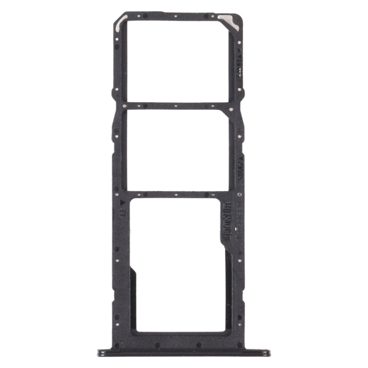 SIM Card Tray, SIM Card Holder, and Micro SD Card Slot Replacement for Huawei Y7a (Black)
