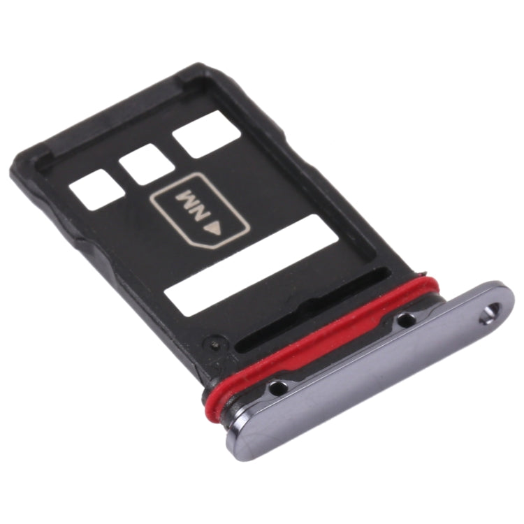 SIM Card Tray + NM Card Tray for Huawei Mate 40 Pro (Black)