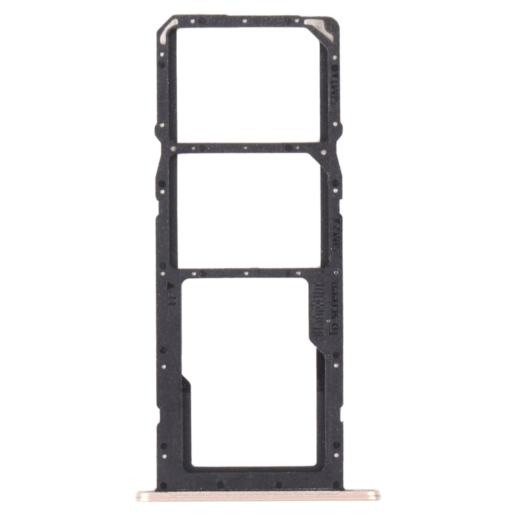 Huawei P Smart 2021 Gold SIM Card Tray Set with Micro SD Card Tray