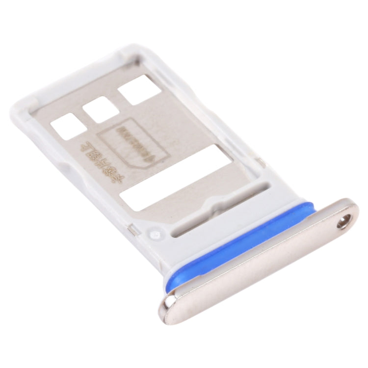 SIM Card Tray + NM Card Tray for Huawei Enjoy 20 Plus 5G (Silver)