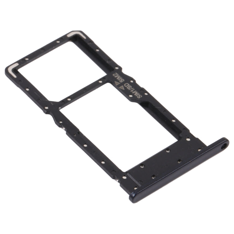SIM Card Tray and Micro SD Card Tray Replacement for Huawei Maimang 9 (Black)