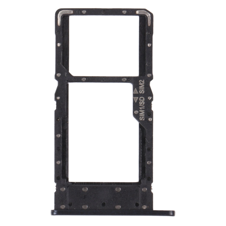 SIM Card Tray and Micro SD Card Tray Replacement for Huawei Maimang 9 (Black)