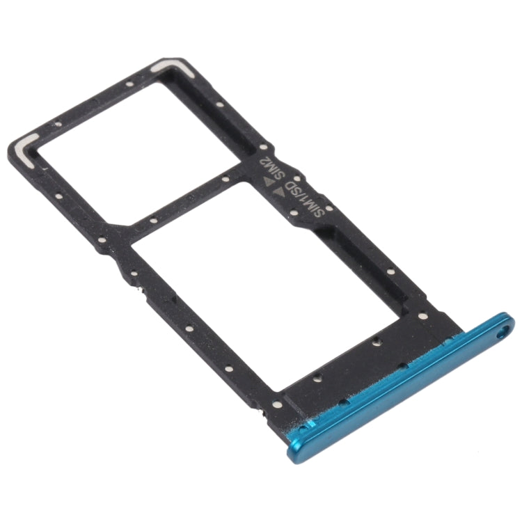 SIM Card Tray and Micro SD Card Tray Replacement for Huawei Maimang 9 (Blue)