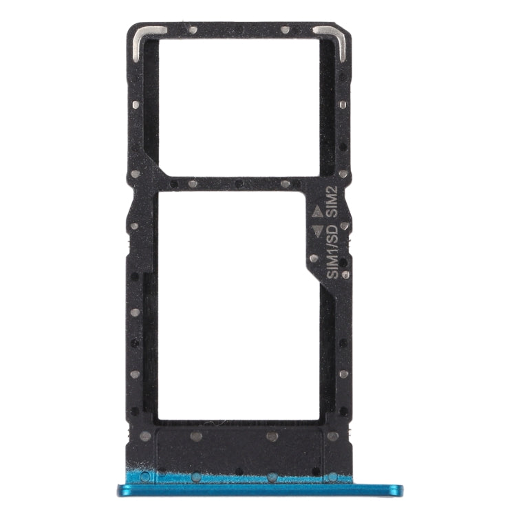 SIM Card Tray and Micro SD Card Tray Replacement for Huawei Maimang 9 (Blue)