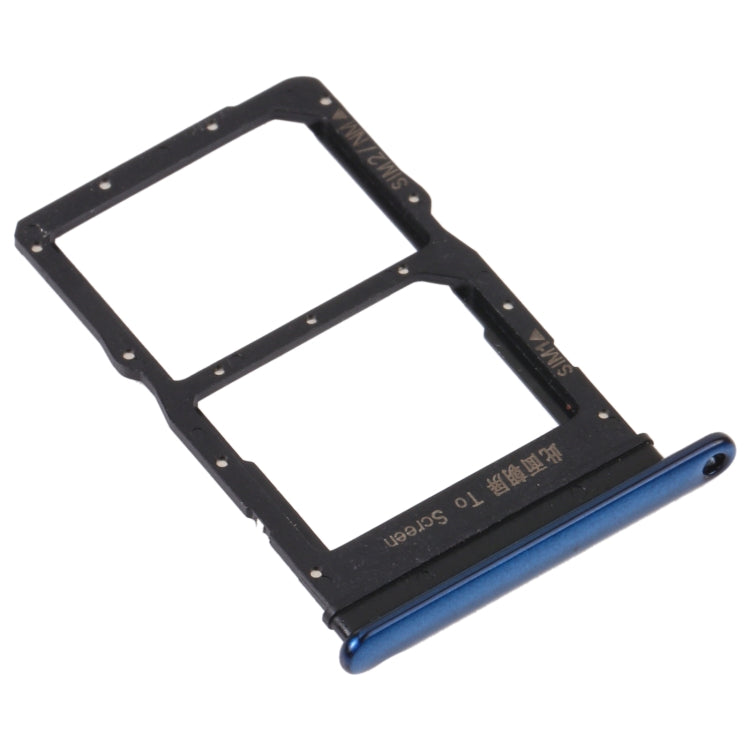SIM Card Tray and NM Card Tray Set for Honor X10 Max 5G (Blue)