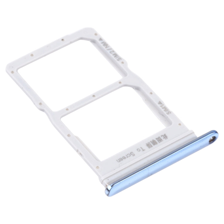 SIM Card Tray + NM Card Tray for Honor X10 Max 5G (Silver)