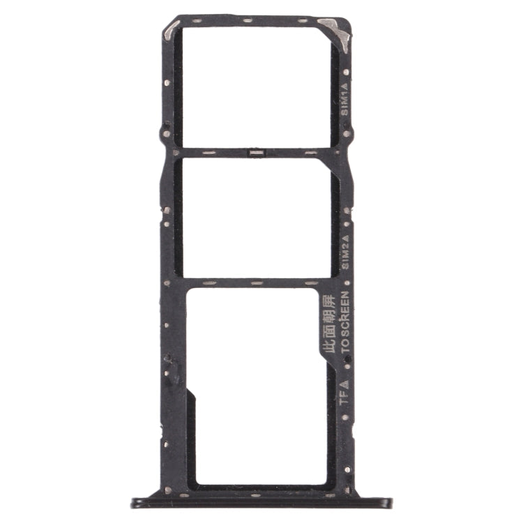 SIM Card Tray, Micro SD Card Tray for Honor 8S 2020 (Black)
