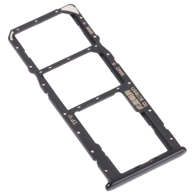 Huawei Y5p SIM Card and Micro SD Card Trays Set - Black