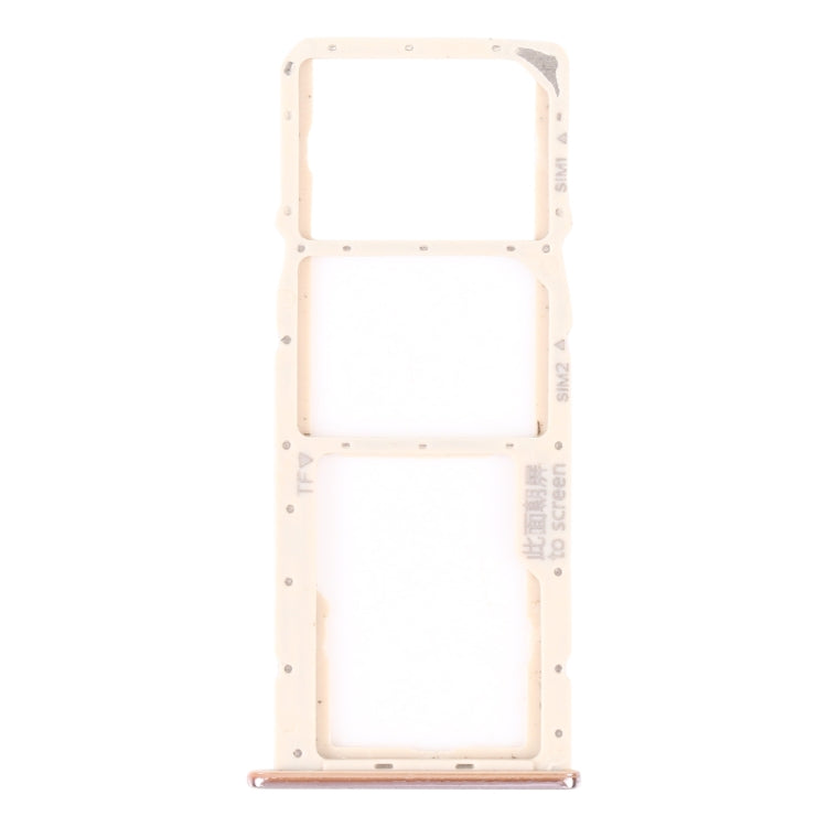 SIM Card Tray + Micro SD Card Tray Replacement for Huawei Y5p (Gold)