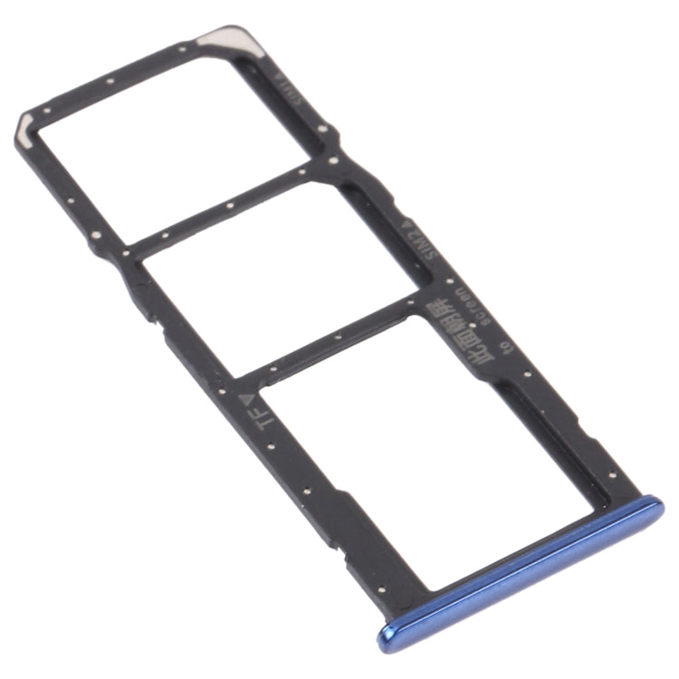 SIM Card Tray, SIM Card Tray, and Micro SD Card Tray for Huawei Y5p (Blue)