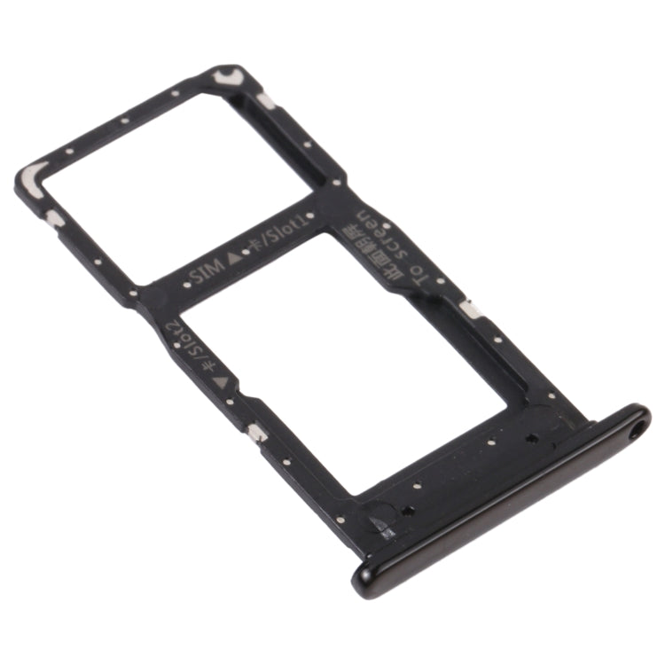 SIM Card Tray and Micro SD Card Tray Replacement for Honor 9S (Black)