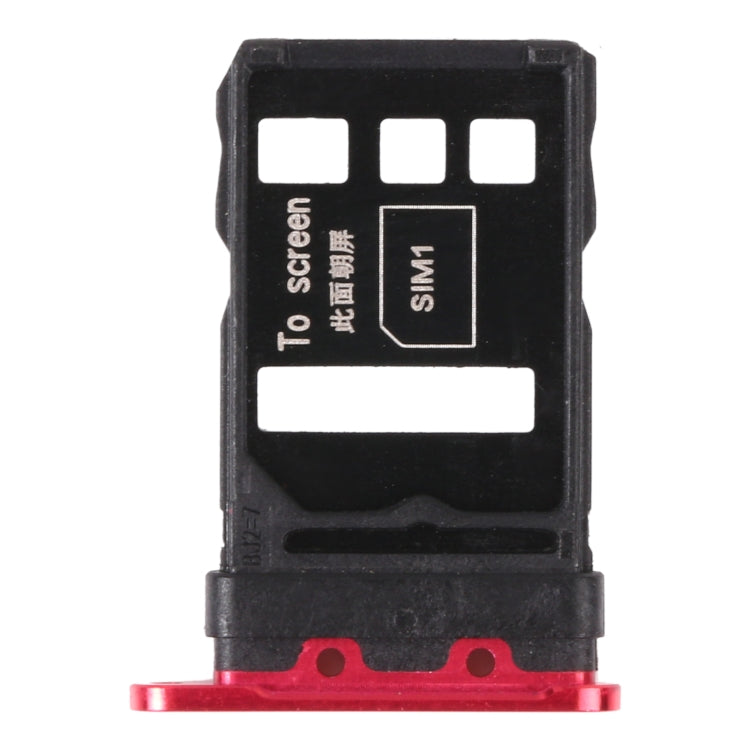 SIM Card Tray and SIM Card Holder Replacement for Huawei Nova 7 Pro 5G (Red)