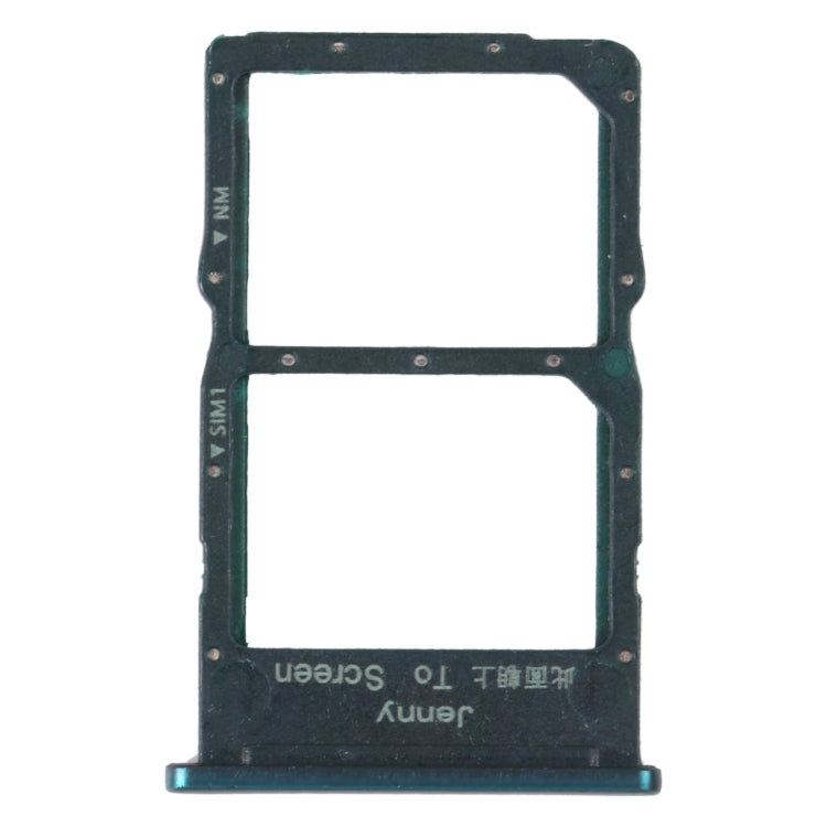 SIM Card Tray + NM Card Tray for Huawei Nova 7i (Green)