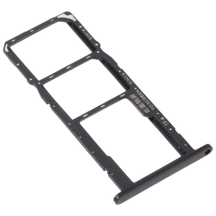 SIM Card Tray + SIM Card Tray + Micro SD Card Tray for Honor 8S (Black)