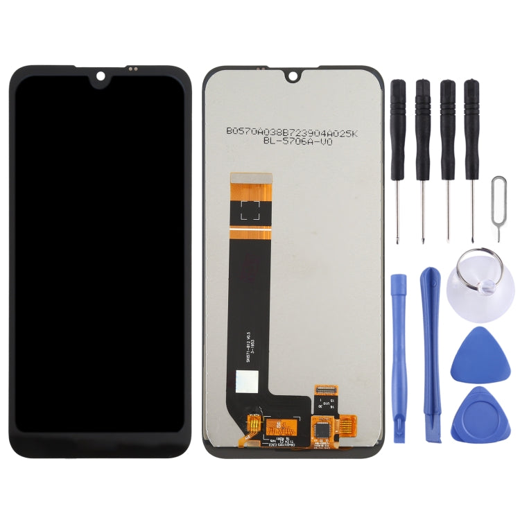 Full LCD Screen and Digitizer Assembly Replacement for Nokia 1.3 TA-1216 TA-1205 (Black)