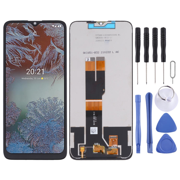 Full LCD Screen and Touch Digitizer Assembly for Nokia G10 / G20 (Black)