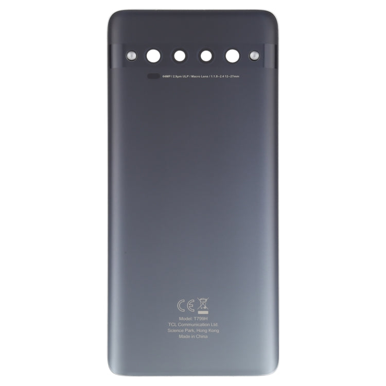 Replacement Battery Back Cover for TCL 10 Pro T799B T799H(Grey)