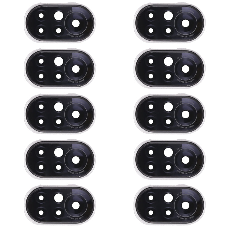 10-Piece Black Camera Lens Cover Set for Huawei Nova 8 5G