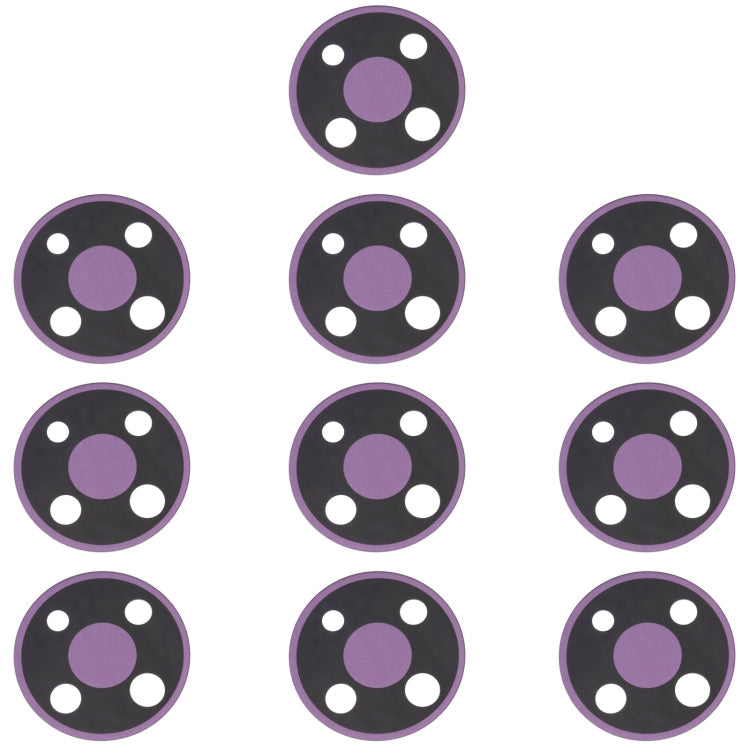 10-Piece Purple Back Camera Lens Set for Nokia 3.4 TA-1288, TA-1285, TA-1283