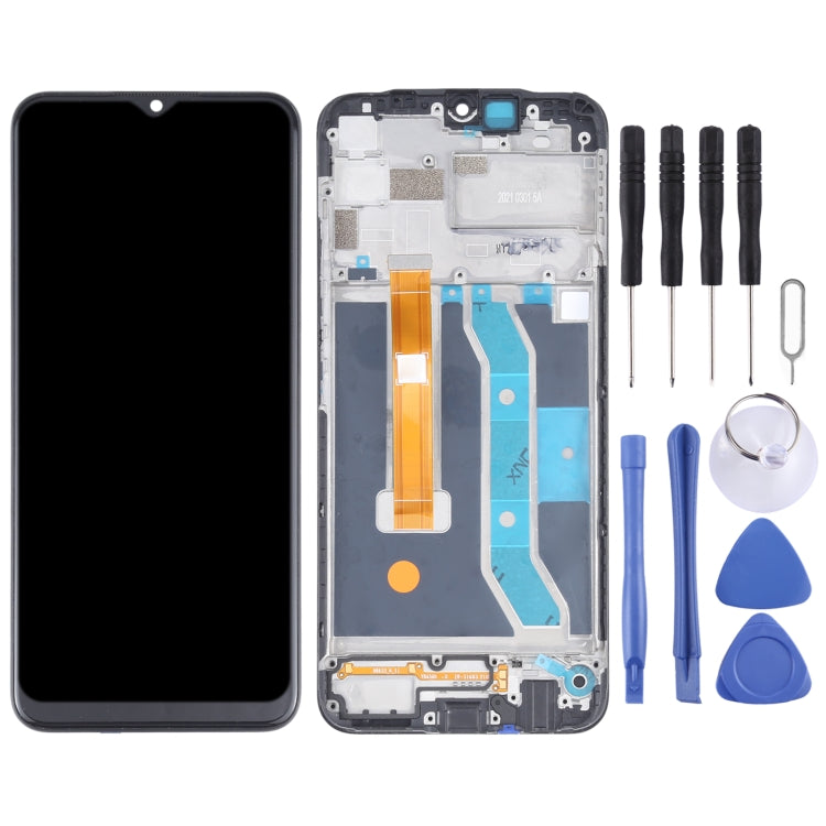 LCD Screen and Digitizer Assembly With Frame for OPPO Realme C11 RMX2185 - High-Quality Replacement