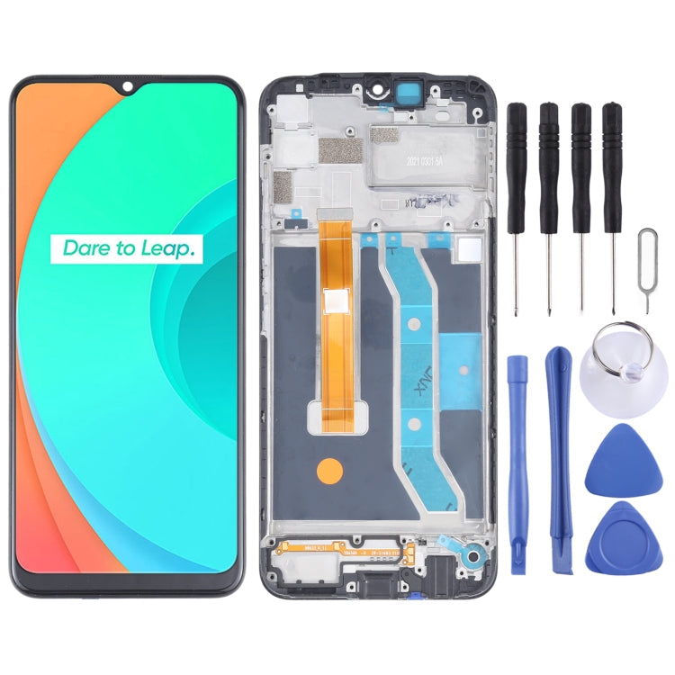 LCD Screen and Digitizer Assembly With Frame for OPPO Realme C11 RMX2185 - High-Quality Replacement