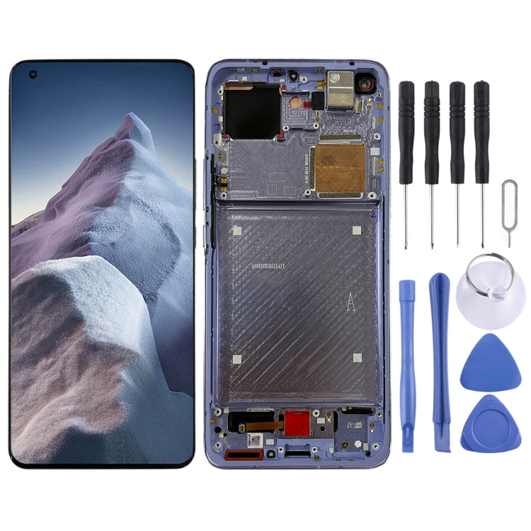 AMOLED LCD Screen and Digitizer Assembly for Xiaomi Mi 11 Ultra / Mi 11 Pro (Purple)
