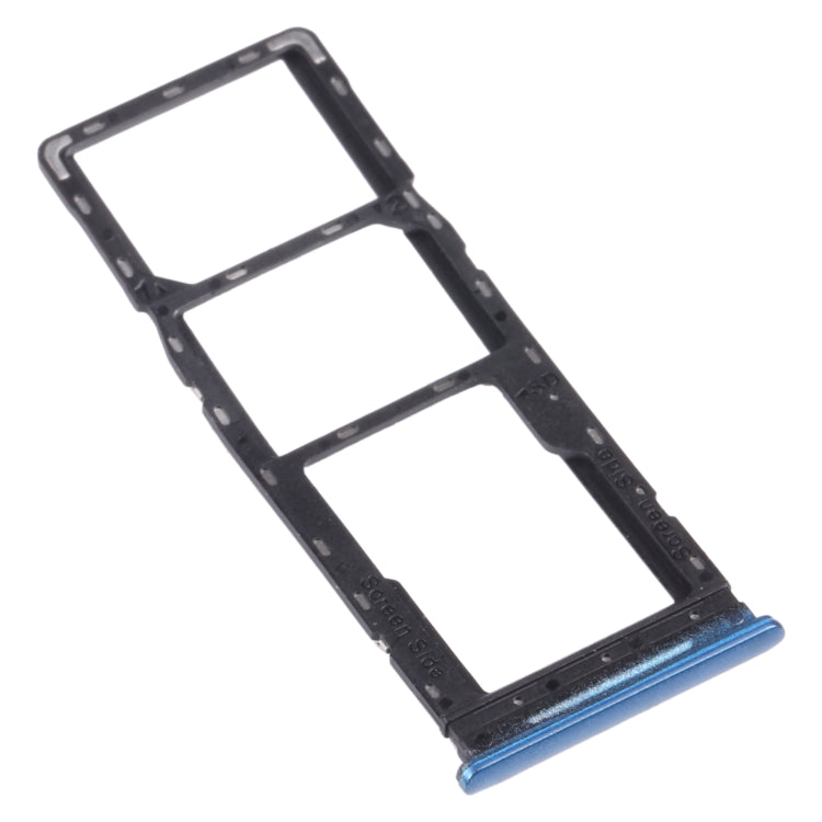 SIM and Micro SD Card Trays for Infinix Hot 10 Play/Smart 5 X688C X688B (Blue)