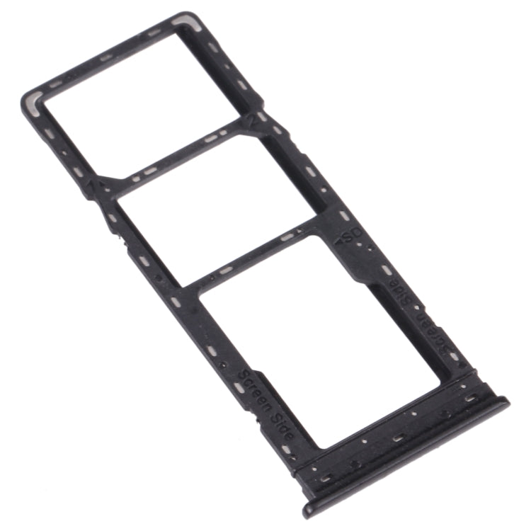 SIM Card Tray and Micro SD Card Tray Replacement for Tecno Spark 4 / Camon 12 KC2 KC8 CC7 (Black)