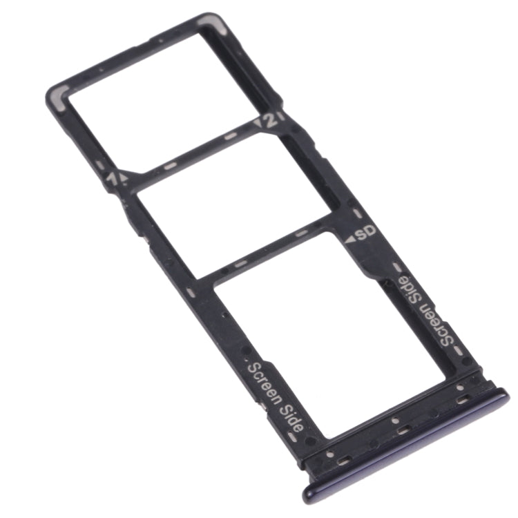 SIM Card Tray, SIM Card Tray, Micro SD Card Tray for Tecno Camon 12 Air CC6 - Black
