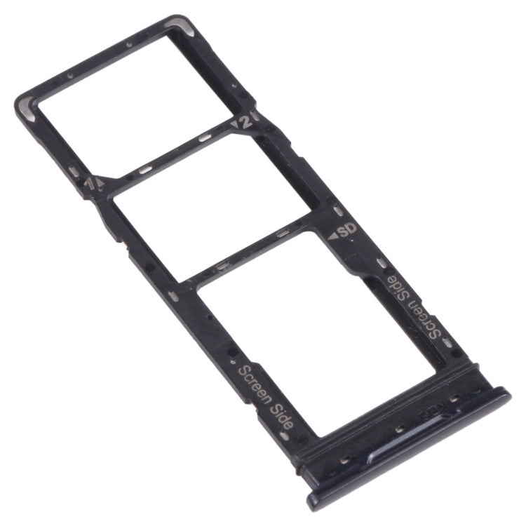 SIM Card and Micro SD Card Tray for Tecno Spark 5 Air KD6a (Black)